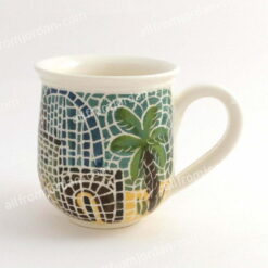 Alternative view of Write your name on a Jordanian mug!