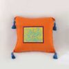Embroidered arabic calligraphy cushion "Ahlan wa Sahlan أهلاِ و سهلاِ " - Medium