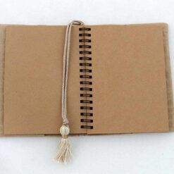 Alternative view of Notebook, embroidered with Arabic calligraphy "God is my Hope - الله أملي "