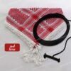 Red and White Keffiyeh and Eigal- with Amir Style handmade tassels