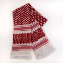 Red-and-White-Kufiyyeh-Shmagh-Wide-Scarf
