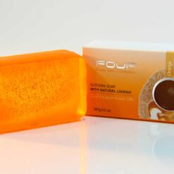FOUF Dead Sea Glycerine Soap with Natural Loofah 185g